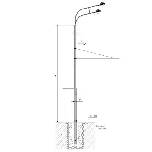 Опора ТФ-1000-9,0-02-ц